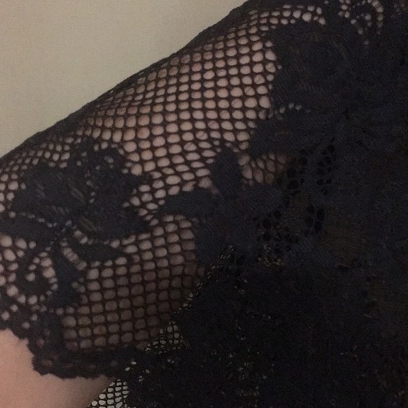 🖤VICTORIA’S SECRET💖BLACK LACE HALTER CHEMISE/THONG - Picture 7 of 8